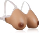 Vollence Strap on sâni din silicon sân silicon fals forme de sân din silicon false sâni forme de sân proteză pentru mastectomie cross dresser femei trans cosplay cancer transgender crossdresser