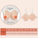 Vollence Strap on sâni din silicon sân silicon fals forme de sân din silicon false sâni forme de sân proteză pentru mastectomie cross dresser femei trans cosplay cancer transgender crossdresser