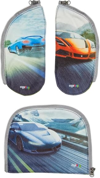 Set accesorii ghiozdan ergobag Zippies 3 piese pentru fotbal copii, baieti si fete - verde