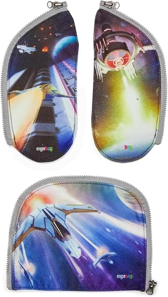 Set accesorii ghiozdan ergobag Zippies 3 piese pentru fotbal copii, baieti si fete - verde