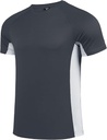 feooohosi Cămașă de înot mărime mare pentru bărbați Rash Guard Tricou de plajă cu mânecă scurtă de protecție pentru bărbați