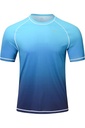 feooohosi Cămașă de înot mărime mare pentru bărbați Rash Guard Tricou de plajă cu mânecă scurtă de protecție pentru bărbați