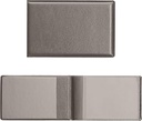 Husa pentru carduri kwmobile 3 in 1 din imitatie de piele - 10 x 6,5cm - mini portofel pentru carduri de credit - husa pentru carduri in format card de credit - albastru inchis