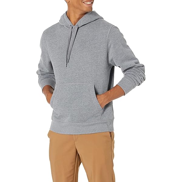 Hanorac cu glugă din fleece pentru bărbați Amazon Essentials (disponibil în mărimi plus)