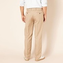 Pantaloni de costum pentru bărbați Amazon Essentials cu front plat, cu talie extensibilă, croială clasică