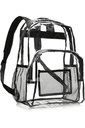 Rucsac de școală Amazon Basics, rucsac pentru femei, rucsac pentru bărbați, rucsac pentru copii, transparent din PVC, îndeplinește standardul stadionului, transparent