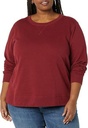 Hanorac pentru femei Amazon Essentials French Terry Fleece cu decolteu rotund (disponibil în mărime Plus)