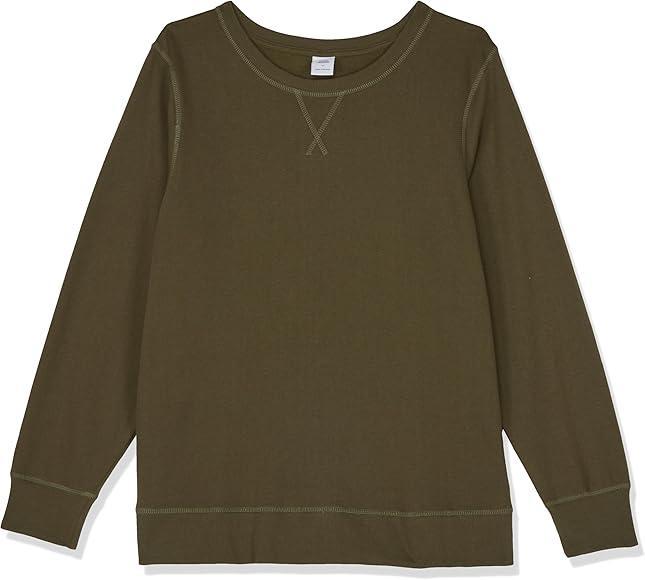 Hanorac pentru femei Amazon Essentials French Terry Fleece cu decolteu rotund (disponibil în mărime Plus)