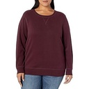 Hanorac pentru femei Amazon Essentials French Terry Fleece cu decolteu rotund (disponibil în mărime Plus)