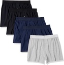 Slip barbatesti Amazon Essentials din jerseu de bumbac (disponibil in marimi plus), pachet de 7