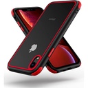 Husă transparentă MobNano Ultra Hybrid pentru husă iPhone X, husă iPhone XS, husă iPhone 10 Husă antișoc Husă transparentă pentru telefon mobil cu protecție împotriva șocurilor Husă din silicon pentru iPhone XS X - neagră