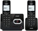 Telefon fără fir VTech CS2000, mod ECO+, telefon fix, negru, blocare apeluri, funcție hands-free, butoane mari, afișaj cu două linii