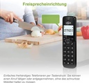 Telefon fără fir VTech CS2000, mod ECO+, telefon fix, negru, blocare apeluri, funcție hands-free, butoane mari, afișaj cu două linii