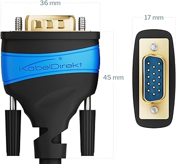 Cablu convertor BENFEI HDMI la VGA 1,8 m, HDMI la VGA D-SUB 15 pini M/M suport pentru conversia completă a semnalului 1080P de la intrarea HDMI laptop HDTV la ieșire VGA monitoare proiector, televizor