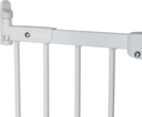 BabyDan Flexi Fit poartă de protecție metalică super flexibilă pentru uși și scări 67 - 105,5 cm - fabricată în Danemarca și testată de TÜV GS, culoare: alb