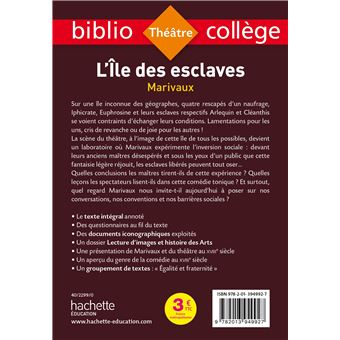 Bibliocollège - Insula sclavilor, Marivaux