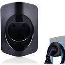 Suport cablu de încărcare Powerwerk Wallbox tip 2 Mediu | Suport de perete pentru mașină electrică cu priză IEC 62196-2 | Suport tip 2 | Suport ABS tip 2 EV de perete