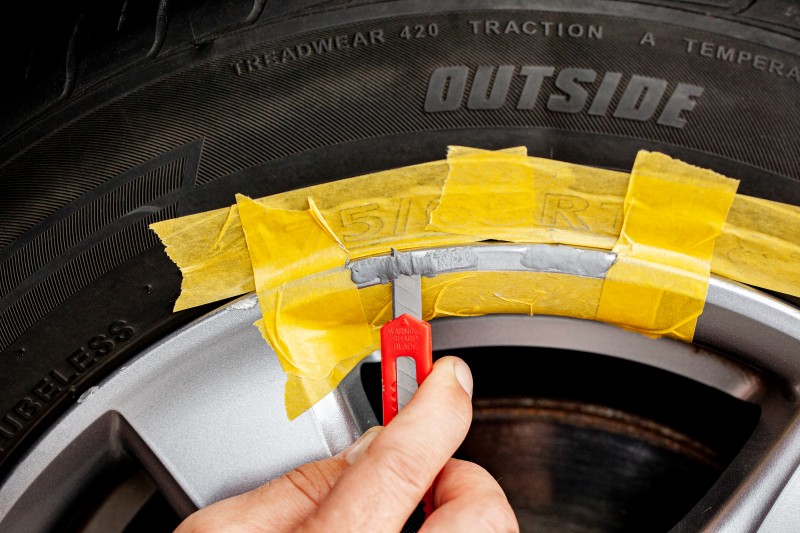 Kit reparatie roti Quixx/set reparatii jante - pentru jante negre