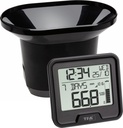 Transmițător de ploaie TFA Dostmann, 30.3233.01, pentru 47.3005.01, negru, L190 x L125 x H135 mm