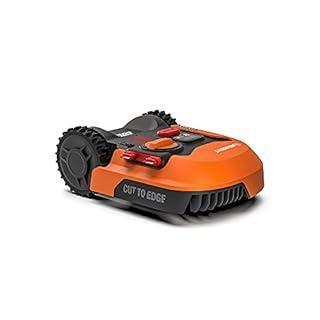 Robot de tuns iarba WORX Landroid M WR142E/mașină de tuns iarba fără fir pentru grădini de până la 700 m2, mașină de tuns iarba autopropulsată pentru o tăiere corectă a gazonului