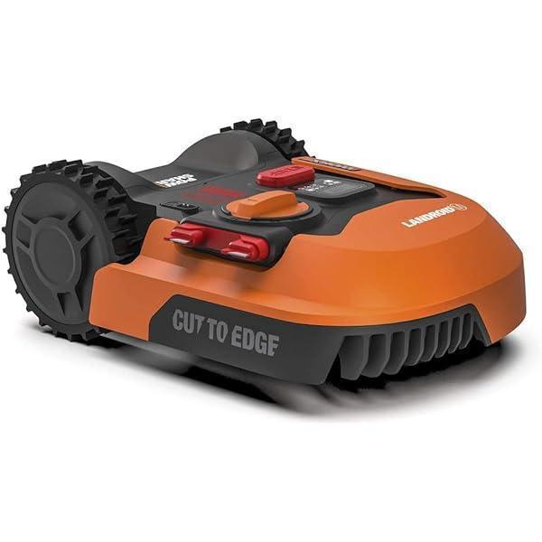 Robot de tuns iarba WORX Landroid M WR142E/mașină de tuns iarba fără fir pentru grădini de până la 700 m2, mașină de tuns iarba autopropulsată pentru o tăiere corectă a gazonului