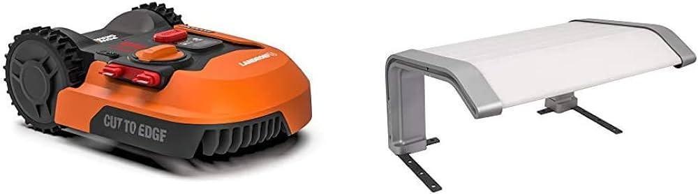 Robot de tuns iarba WORX Landroid M WR142E/mașină de tuns iarba fără fir pentru grădini de până la 700 m2, mașină de tuns iarba autopropulsată pentru o tăiere corectă a gazonului