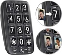 simvalley communications Telefon senior: telefon fix senior cu 12 butoane foto de apelare rapidă, hands-free (telefon fix, telefon cu butoane mari, sistem hands-free)