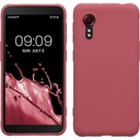 husa kwmobile compatibila cu husa Samsung Galaxy Xcover Pro - carcasa moale din silicon TPU - husa potrivita pentru incarcare wireless - galben miere