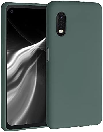 husa kwmobile compatibila cu husa Samsung Galaxy Xcover Pro - carcasa moale din silicon TPU - husa potrivita pentru incarcare wireless - galben miere
