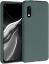 husa kwmobile compatibila cu husa Samsung Galaxy Xcover Pro - carcasa moale din silicon TPU - husa potrivita pentru incarcare wireless - galben miere