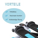 Calma Dragon Stepper - stepper cu bandă de rezistență, pedale antiderapante și monitor digital. Cel mai bun stepper pentru acasă, fese și antrenament cardio - capacitate de greutate de 100 kg