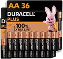 Baterii Duracell Plus AA (pachet de 12) - baterii alcaline 1,5 V - durată de viață suplimentară de până la 100% - fiabilitate pentru dispozitivele de zi cu zi - 0% plastic - stocare 10 ani - LR6 MN1500