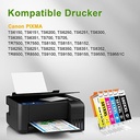 akaca PGI-580 CLI-581 cartușe de imprimantă XXL compatibile cu Canon 580 581
