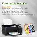 akaca PGI-580 CLI-581 cartușe de imprimantă XXL compatibile cu Canon 580 581