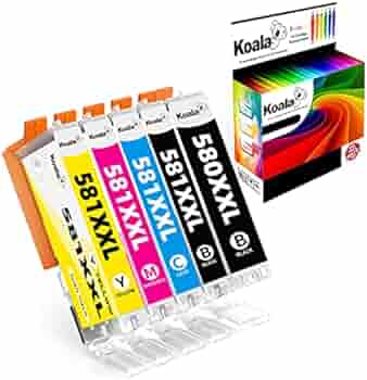 akaca PGI-580 CLI-581 cartușe de imprimantă XXL compatibile cu Canon 580 581