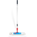 Set de huse de schimb 1 bucată pentru mop din bumbac pentru suport de mop pliabil de 40 cm MADE IN EUROPE, mop de podea pentru pardoseli precum laminat, podele din lemn real, parchet, cârpe de curățat, scruber parchet [Clasa de energie A+++]