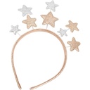 CYUaoao Star Bandita Zeita Bandita cu strass Bandita pentru femei Festival Accesorii pentru par Costume pentru petrecere de aniversare Cadou de Crăciun argintiu pentru fete