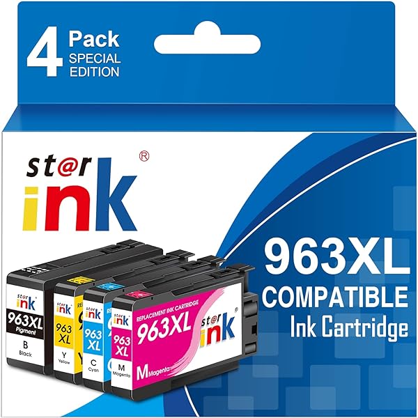 Cartușe de cerneală remanufacturate CSSTAR 963XL compatibile cu pachetul multiplu HP 963 HP 963XL pentru HP OfficeJet Pro 9010 9012 9022 9013 9014 9015 9016 9019 9020 9025 9025 9026 Cyan9025 9026 9026