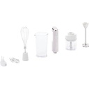 Blender de mână fără fir Cuisinart cu atașament pentru blender, tel și bol pentru amestecare cu o capacitate de 250 ml, blender cu 30 de minute de viață a bateriei, argintiu, RHB100E