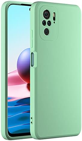 Cresee compatibil cu husa Xiaomi Redmi Note 10 4G / Note 10S, husă din silicon pentru telefon mobil cu [protecția camerei] [interior din fibră] husă de protecție subțire anti-zgârieturi husă rezistentă la șocuri, neagră