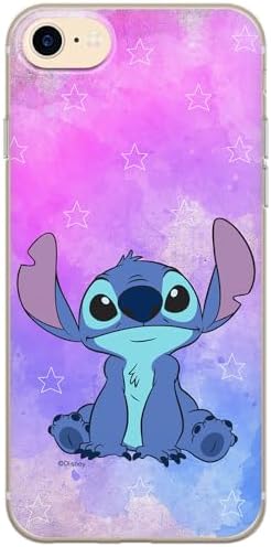 Husa telefon mobil ERT GROUP pentru Apple iPhone 5/5S/SE Model Disney original si licentiat oficial Stitch 006 adaptata optim la forma telefonului mobil, carcasa din TPU