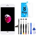 Ecran GOLDWANGWANG pentru iPhone 7 Plus Ecran de înlocuire al digitizatorului de ecran tactil LCD cu instrumente complet gratuite și instrucțiuni de reparare (iPhone 7 Plus alb, 5,5")