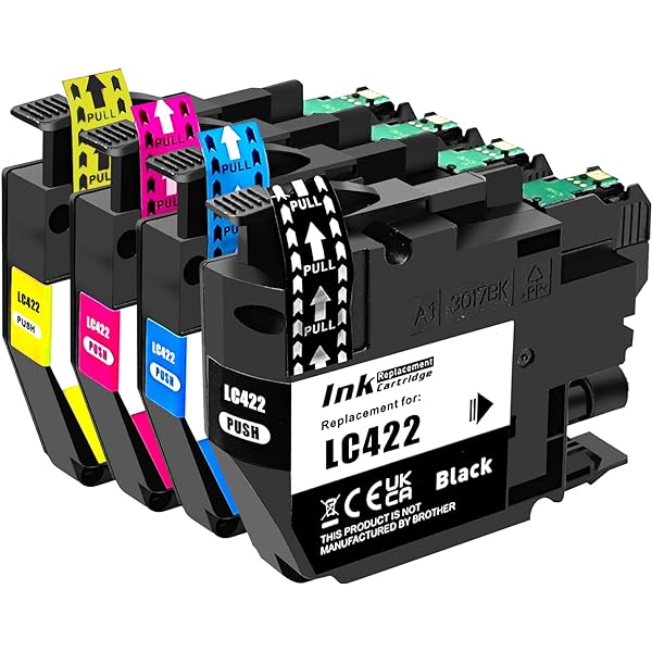 Pachet de cartușe Greenjob LC422XL compatibile cu cartușe de imprimantă Brother LC422 LC-422XL LC-422XLVAL Pachet multiplu pentru Brother MFC-J5340DW MFC-J5345DW MFC-J5740DW MFC-J6540DW MFC-J6940DW (Pachet de