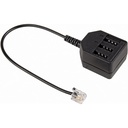 Distribuitor Hama TAE, conector TAE-F - 3 cuplaje TAE-NFF