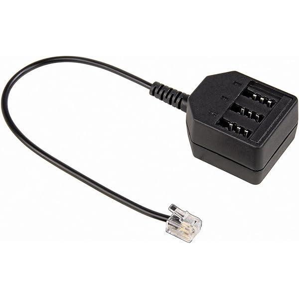 Distribuitor Hama TAE, conector TAE-F - 3 cuplaje TAE-NFF