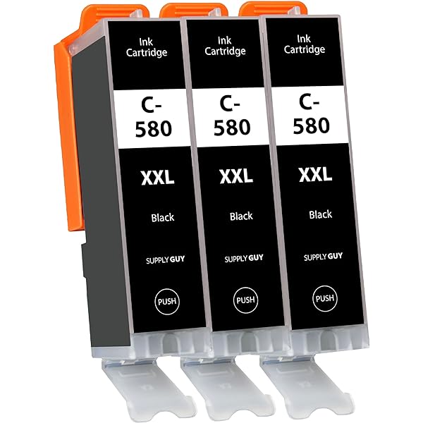 Happy Printer 10 cartușe XL compatibile cu Canon PGI 580 CLI 581 potrivite pentru Pixma TR7500 TR7550 TR8550 TS6100 TS6150 TS6151 TS6250 TS6251 TS6350 TS6351 TS705 TS95540c TS95540c