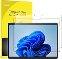 Protector de ecran JETech pentru Surface Pro 7 Plus/Surface Pro 7 12,3 inchi, protectie de ecran din sticla blindata 9H, suport Surface Pen, HD Clear, pachet de 2