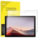 Protector de ecran JETech pentru Surface Pro 7 Plus/Surface Pro 7 12,3 inchi, protectie de ecran din sticla blindata 9H, suport Surface Pen, HD Clear, pachet de 2