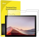 Protector de ecran JETech pentru Surface Pro 7 Plus/Surface Pro 7 12,3 inchi, protectie de ecran din sticla blindata 9H, suport Surface Pen, HD Clear, pachet de 2