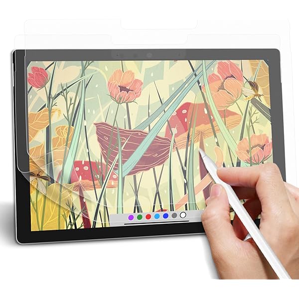 Protector de ecran JETech pentru Surface Pro 7 Plus/Surface Pro 7 12,3 inchi, protectie de ecran din sticla blindata 9H, suport Surface Pen, HD Clear, pachet de 2